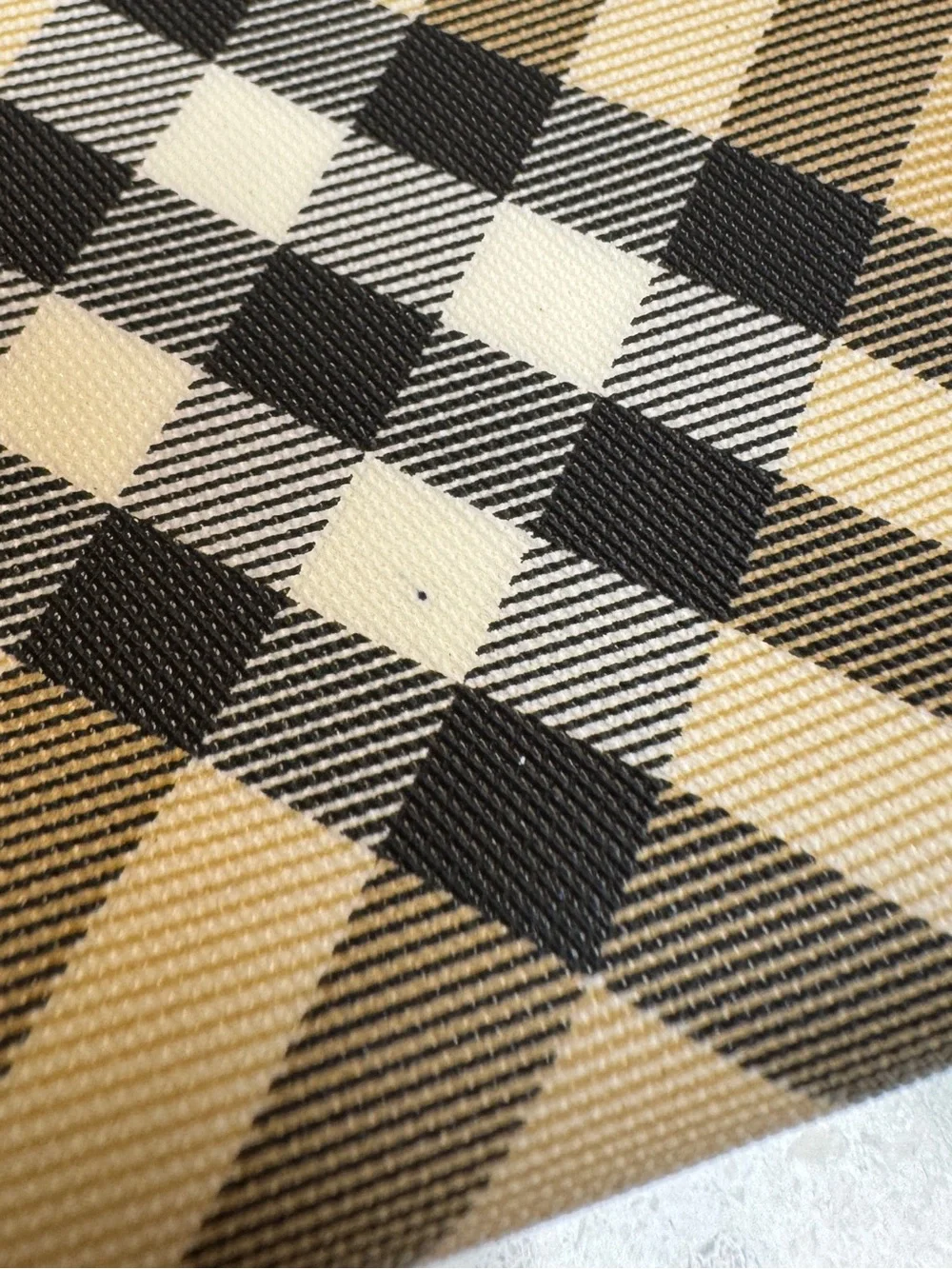 Vintage Burberry Nova Check Canvas Black Leather Stirrup Buckle Long Wallet
